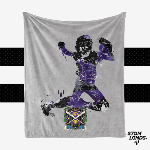 Carslbad New Purple Catcher  - Personalization Blanket