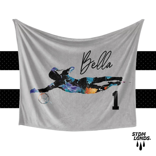 Female Goalie - Goalkeeper Blanket