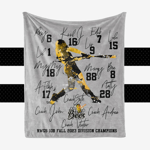 Signature Bees Batter Las Vegas - Personalization Blanket