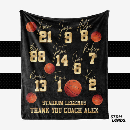 Basketball Signature Series Blanket